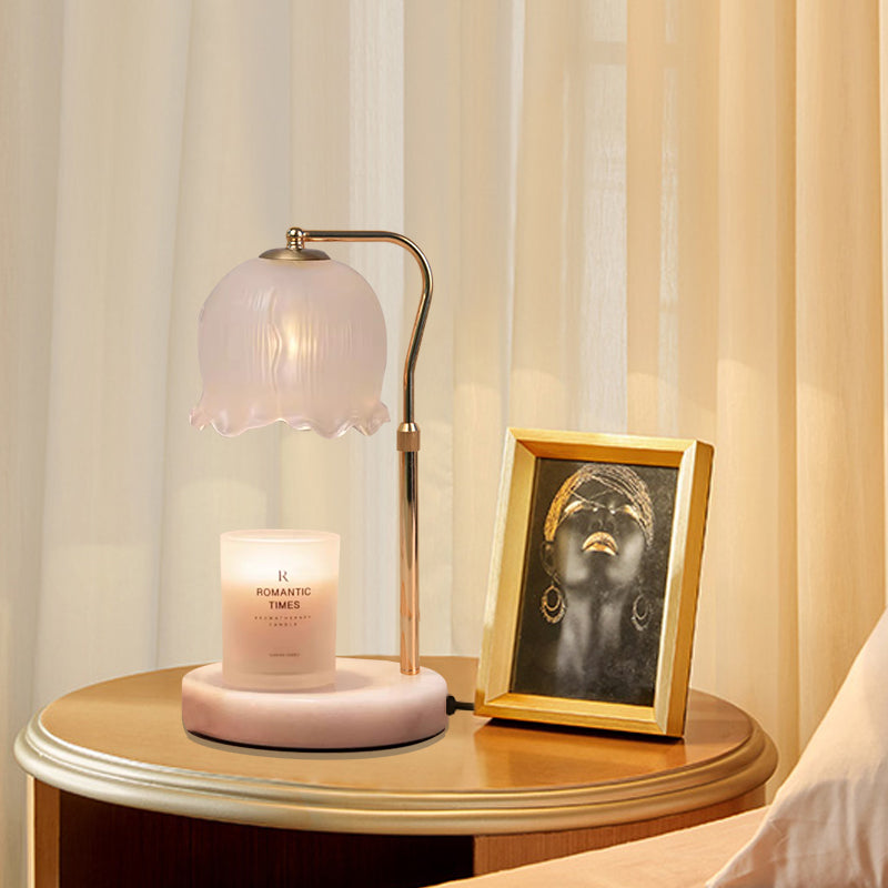 Aromatherapy melting wax lamp marble bottom