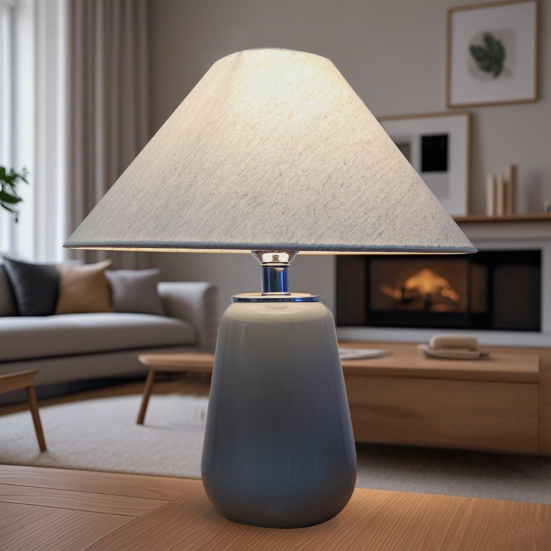 Modern minimalist creative ceramic bedside lamp