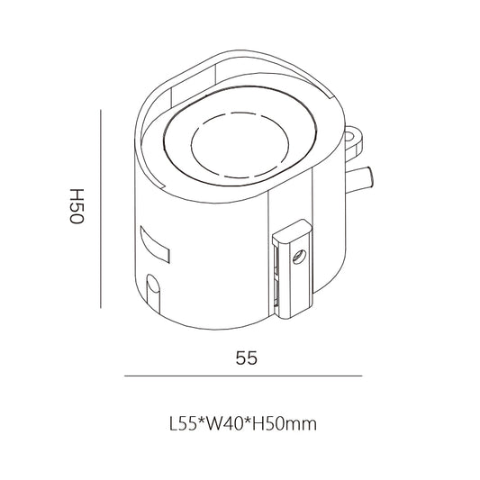 LED Chain Lamp HL-BZ40-3 Architectural Column Light