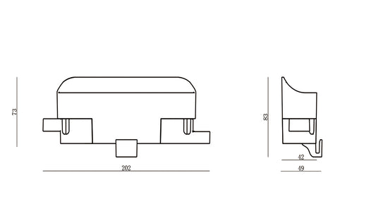 LED Chain Lamp | HL-BZ-40-4 | IP65 Outdoor Lighting