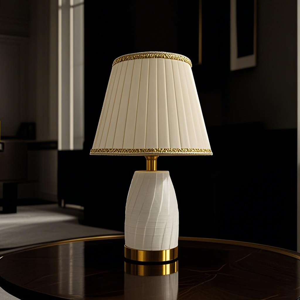 3D ceramic table lamp
