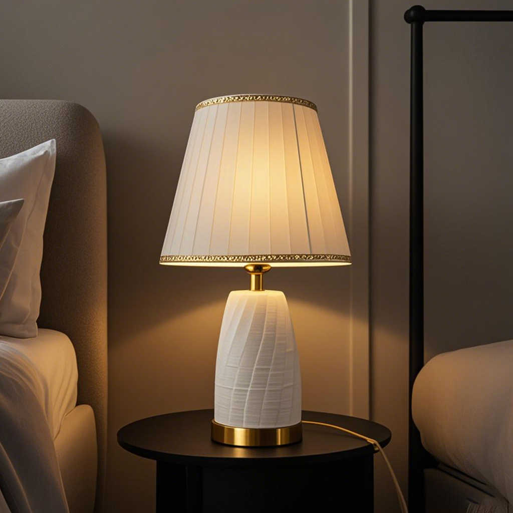 3D ceramic table lamp