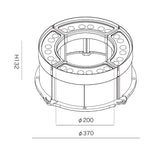 LED Holding tree lamp 12W 6 Beads