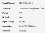 Outdoor Spotlight (HL-TGD100-5-1)