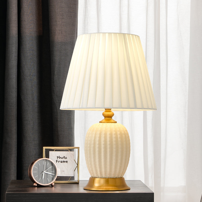 Handmade Artistic Bionic Cactus Ceramic Table Lamp 