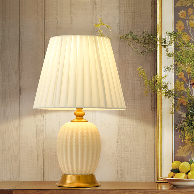 Handmade Artistic Bionic Cactus Ceramic Table Lamp 