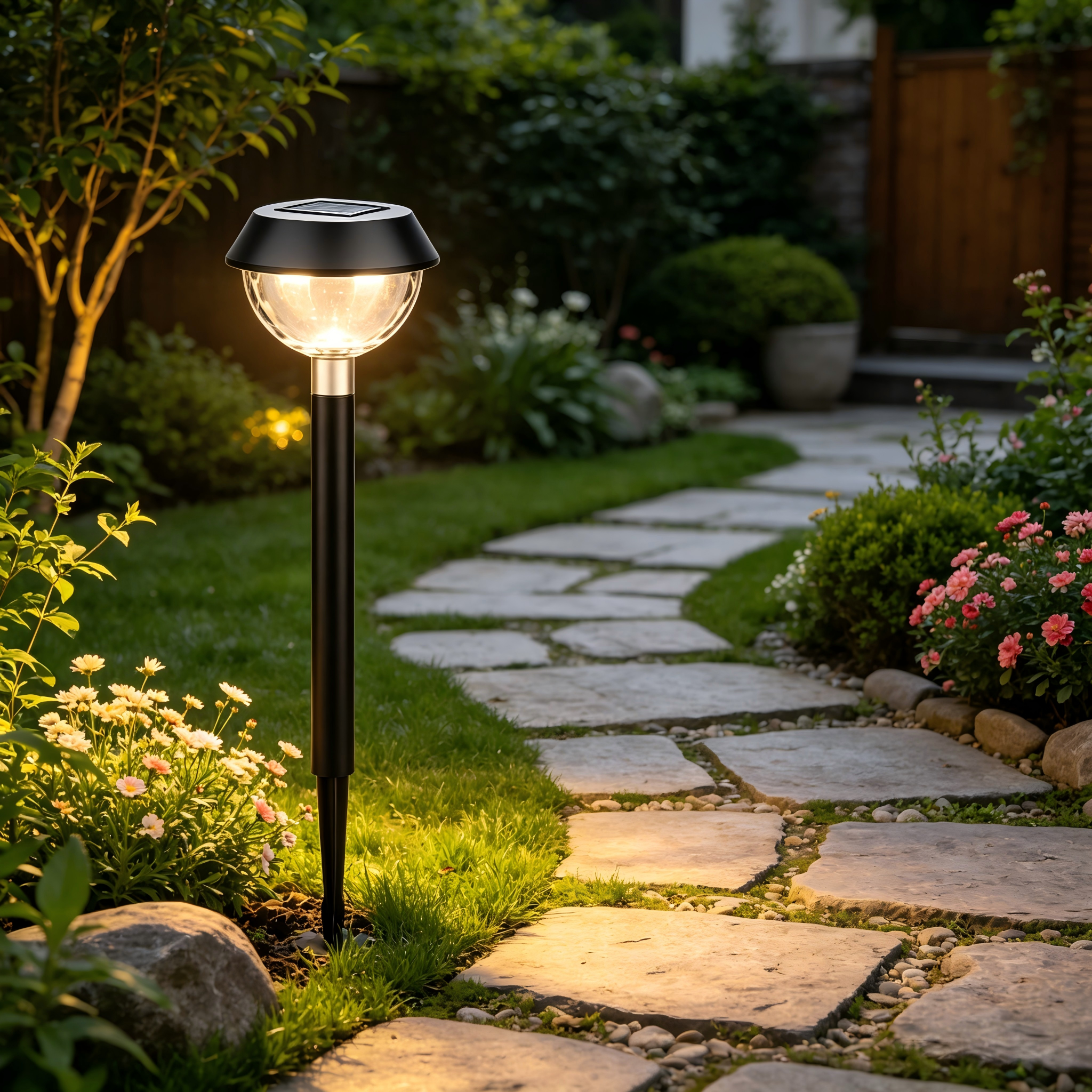 Outdoor Solar Stake Light (HL-TG100-1) HL-TG100-1