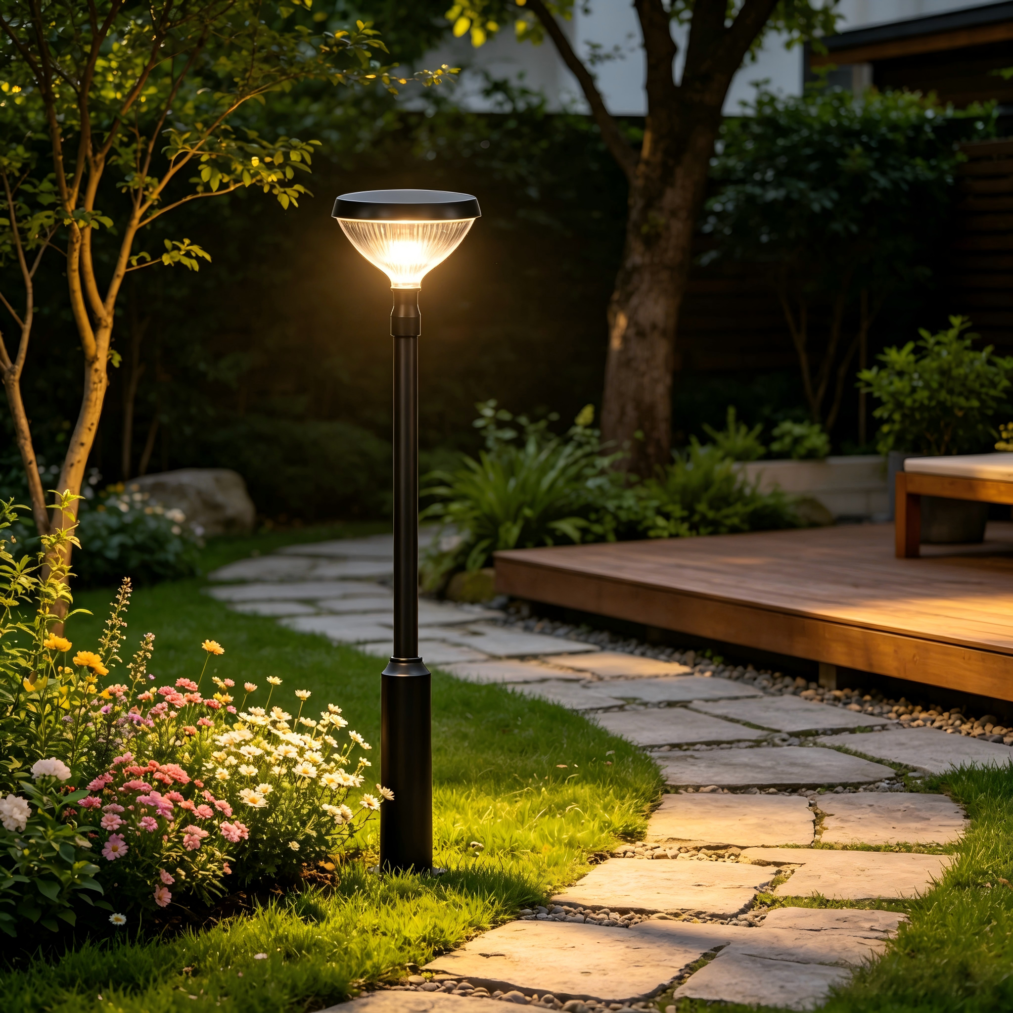Outdoor Solar Stake Light (HL-TY410-1) HL-TY410-1