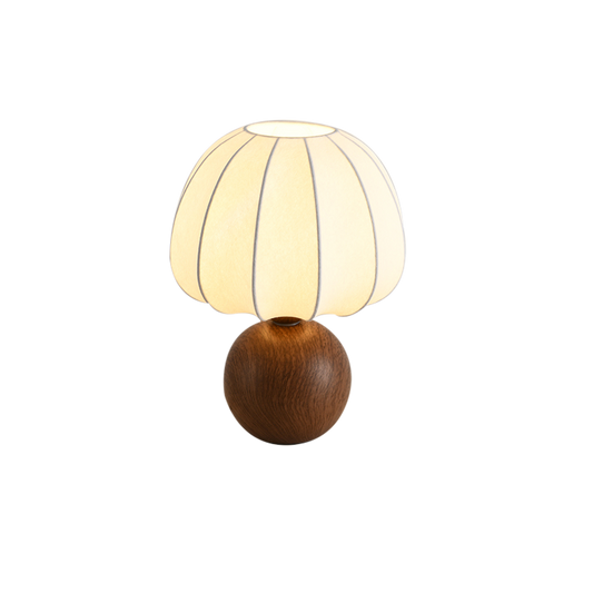 LED ceramic table lamp imitation silk lamp cover