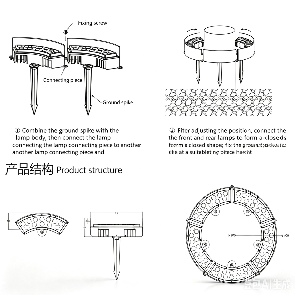 Curved Wall Washer Lighting (HL-TG300)