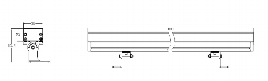 Rigid Linear Wall Washer (HL-XQ35-24)
