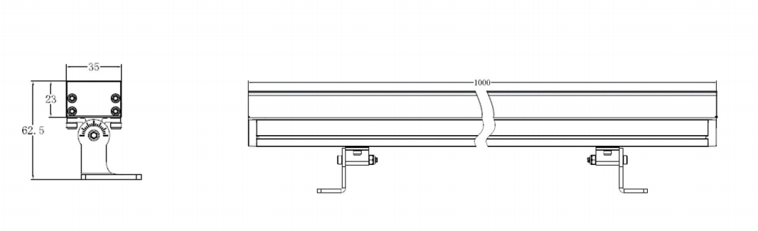 Rigid Linear Wall Washer (HL-XQ35-24)