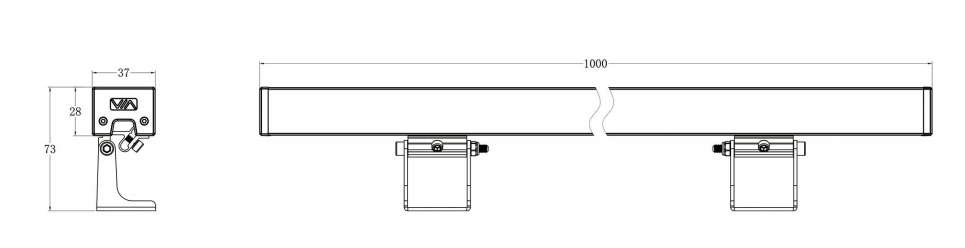 Rigid Linear Wall Washer (HL-XQ37-24)