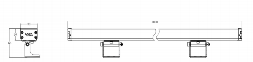 Rigid Linear Wall Washer (HL-XQ38-24)