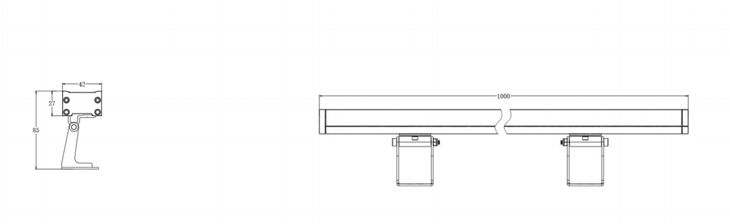 Rigid Linear Wall Washer (HL-XQ4227-24)