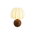 LED ceramic table lamp imitation silk lamp cover