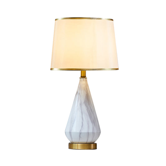 Marble ceramic table lamp