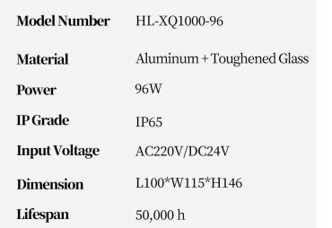 Rigid Linear Wall Washer (HL-XQ1000-96)