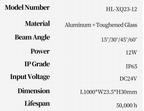 Rigid Linear Wall Washer (HL-XQ23-12)