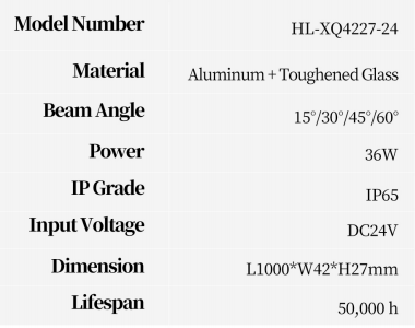 Rigid Linear Wall Washer (HL-XQ4227-24)
