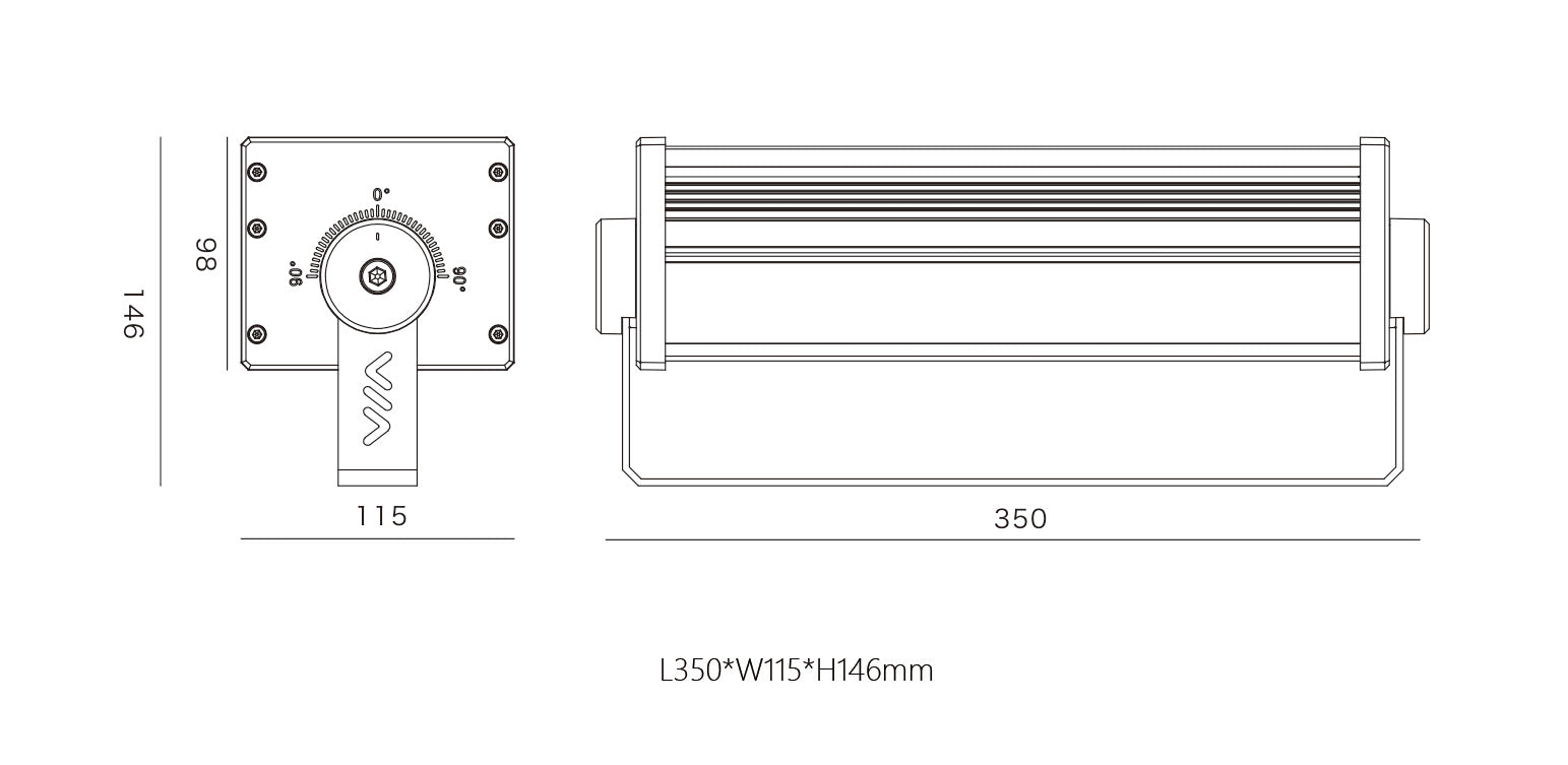 Flood Light HL-TG350-24 | 24W-36W | IP65 Waterproof