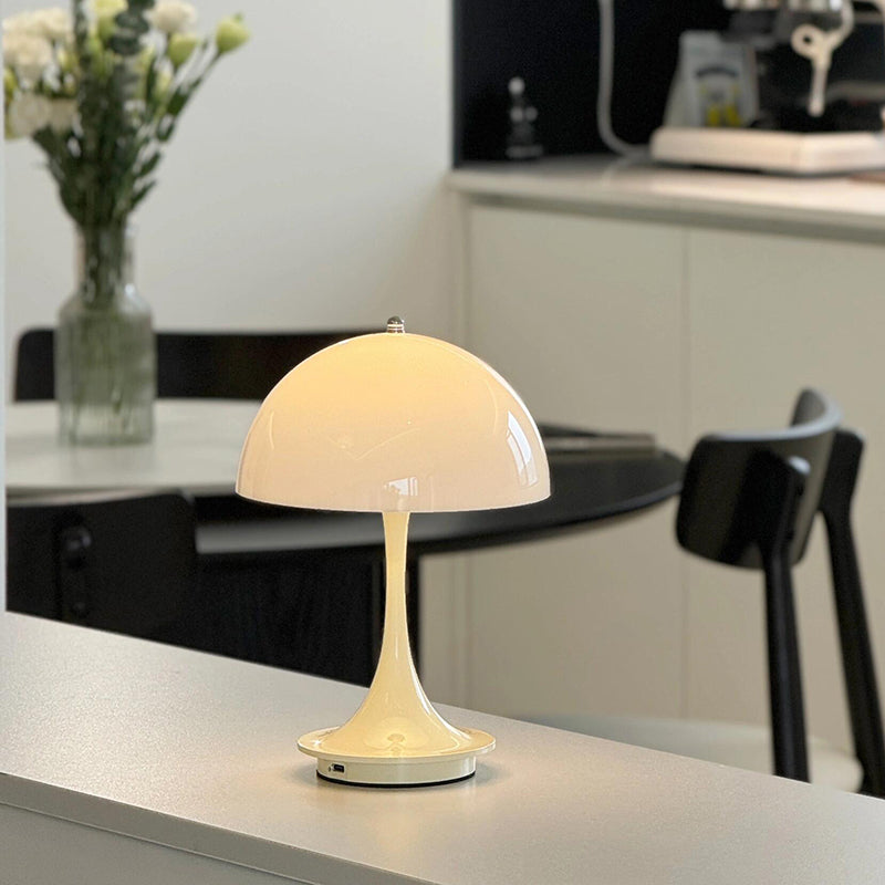 mushroom-shaped night light