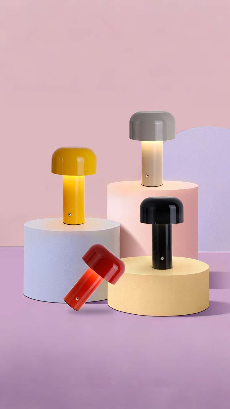 mushroom household rechargeable lamp